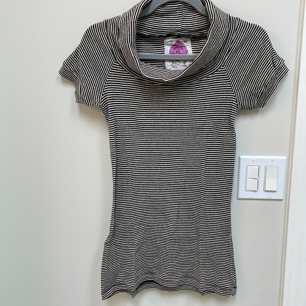Free people cowl neck sweater top size M